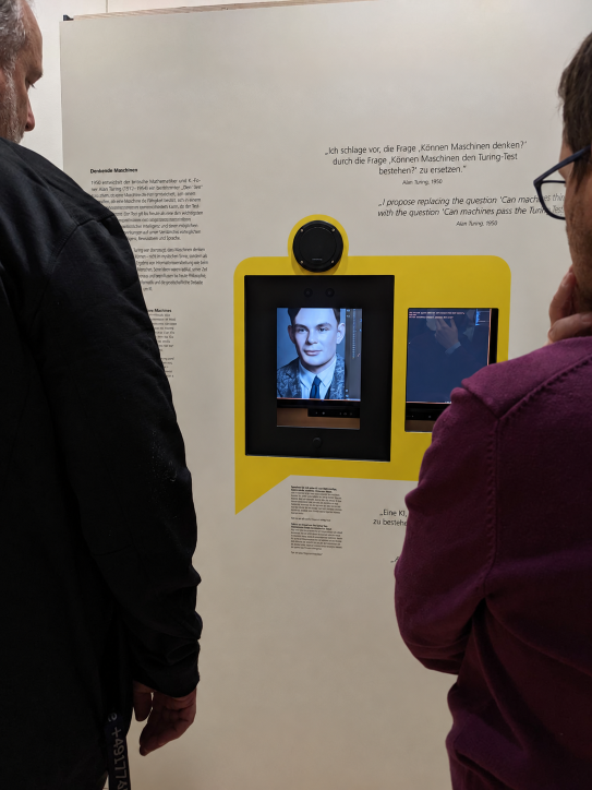 Alan Turing in the Museum für Kommunikation Frankfurt