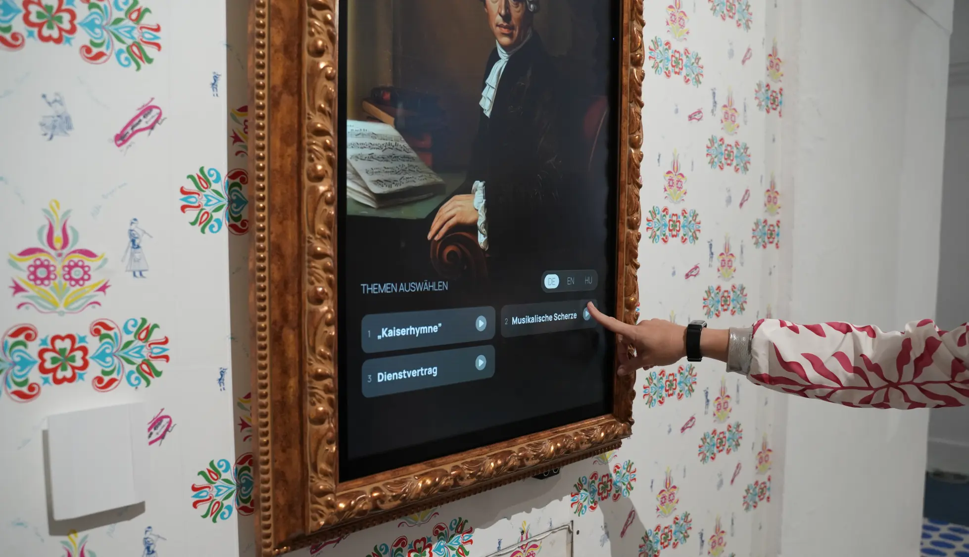 Visitors with Haydn